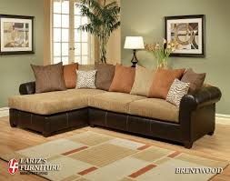 Brand new brown linen pillows style sectional