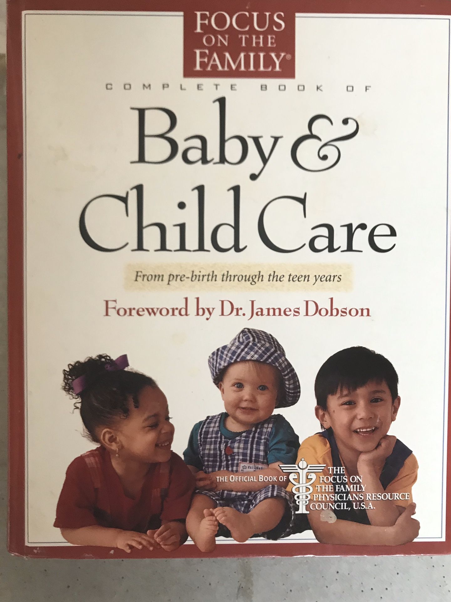 Baby&child care book by James Dobson