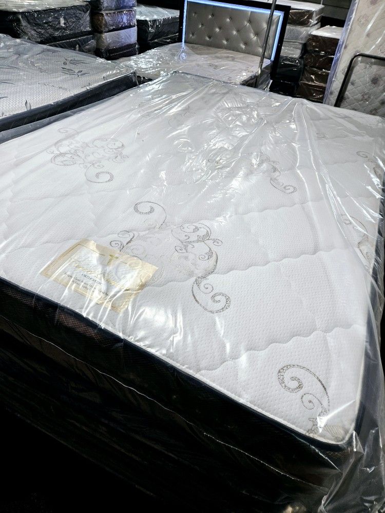 KING SET PILLOWTOP $299 << WITH BOX SPRING