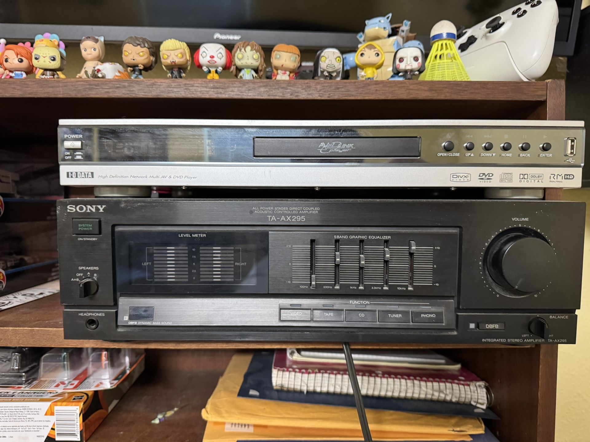 Dvd Player And Amp