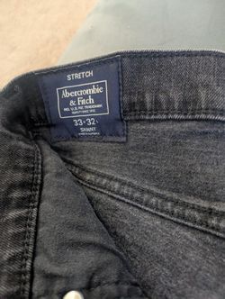 Abercrombie & Fitch Stretch Mens Jeans black