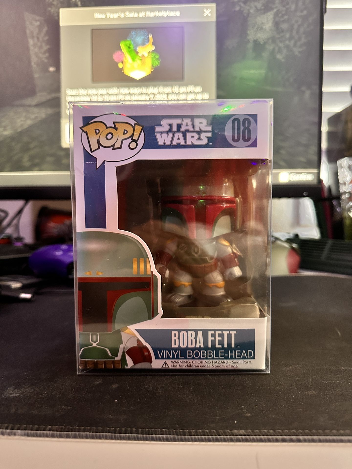 Original First print Boba Fett Funko Pop 08