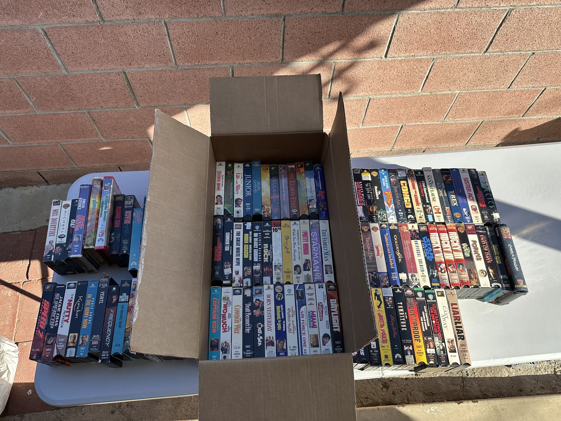 VHS Movies Over 100 Titles
