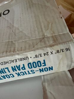 Non-Stick Coated Food Pan Liners Unbleached