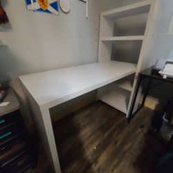 IKEA desk with shelves