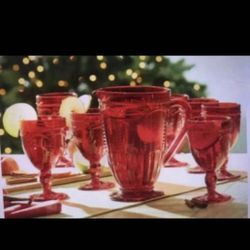 Set De jarra Y 4 Copas Princess House