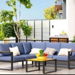 Aluminum Patio Furniture Set Aluminum Outdoor Patio Couch Brand New Inside The Box High Quality Patio Set 🆕🚎🚛🆕