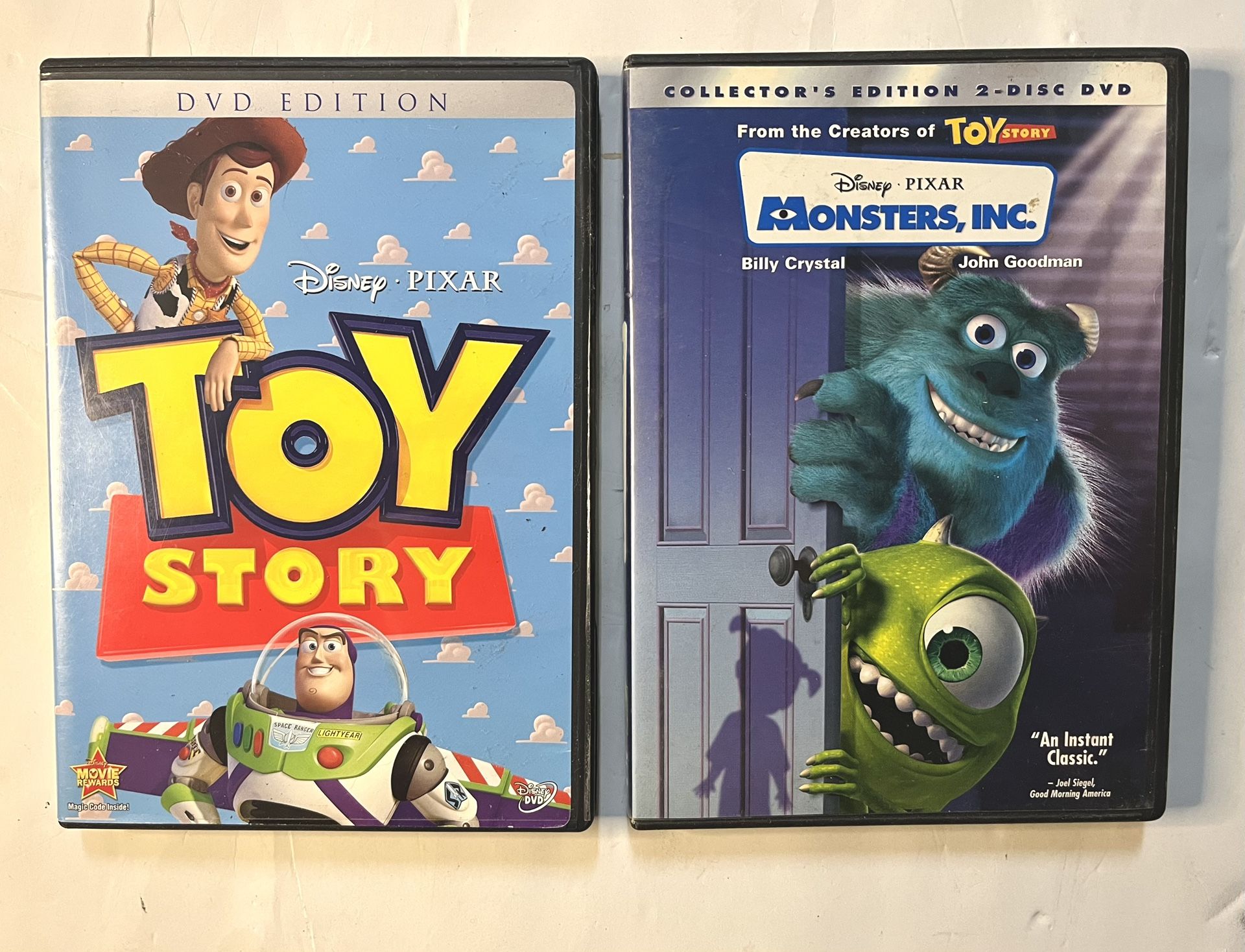 Disney Picard Classics: Toy Story & Monsters Inc. DVD’s