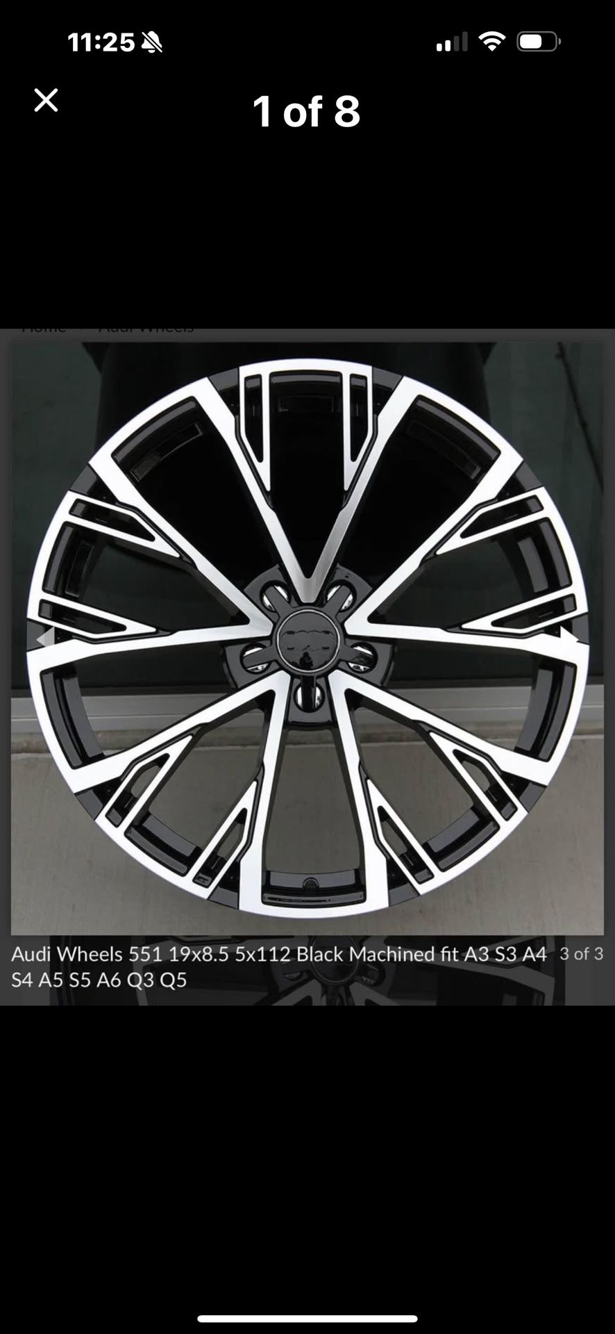 Audi Wheels Excellent Condition