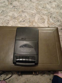 Vintage Sony Pressman TCM-929 Portable Desktop Cassette Tape Recorder & Player
