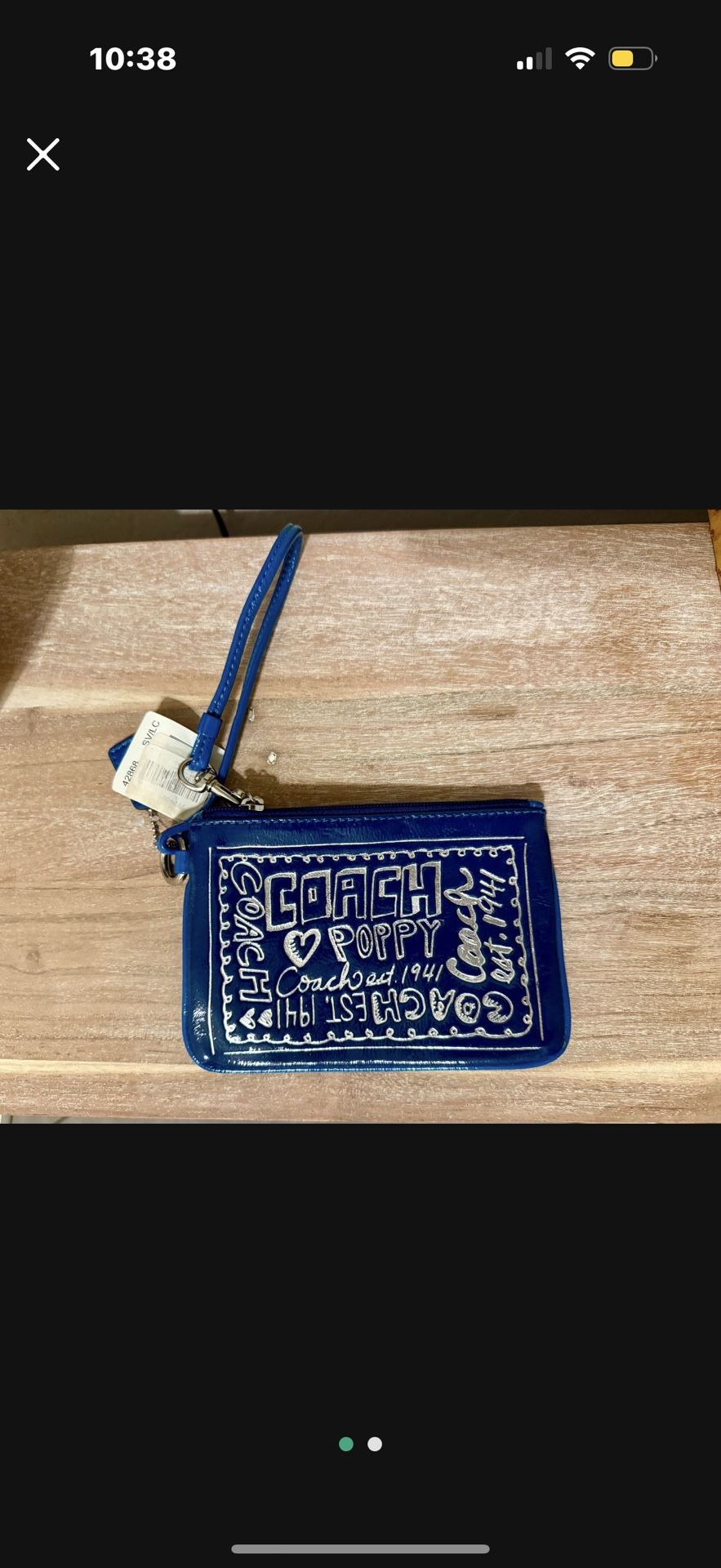 NWT Coach Wristlet