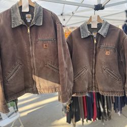 Carhartt Detroit Jacket (Brown) Size XL Both 