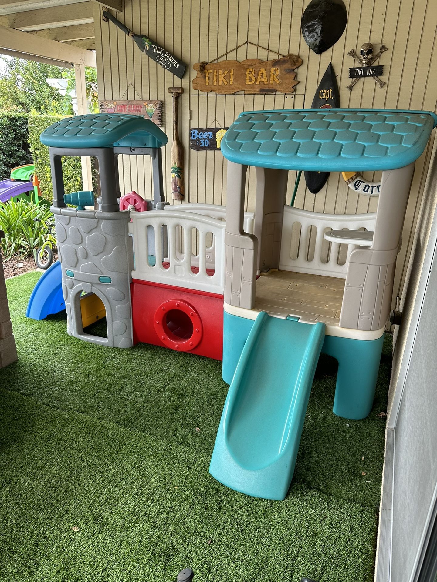 Slide Little Tikes Playhouses Little Tikes Real Wood Adventures