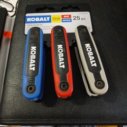 Folding hex Key set