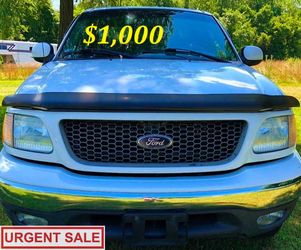 🟢💲1,OOO Up For sale urgent 2OO2 Ford F-150 XLT Runs and drives very smooth! AIR CONDITIONING🟢