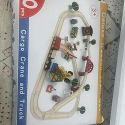 wood train set