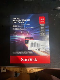 SanDisk 512GB microSD Express Card