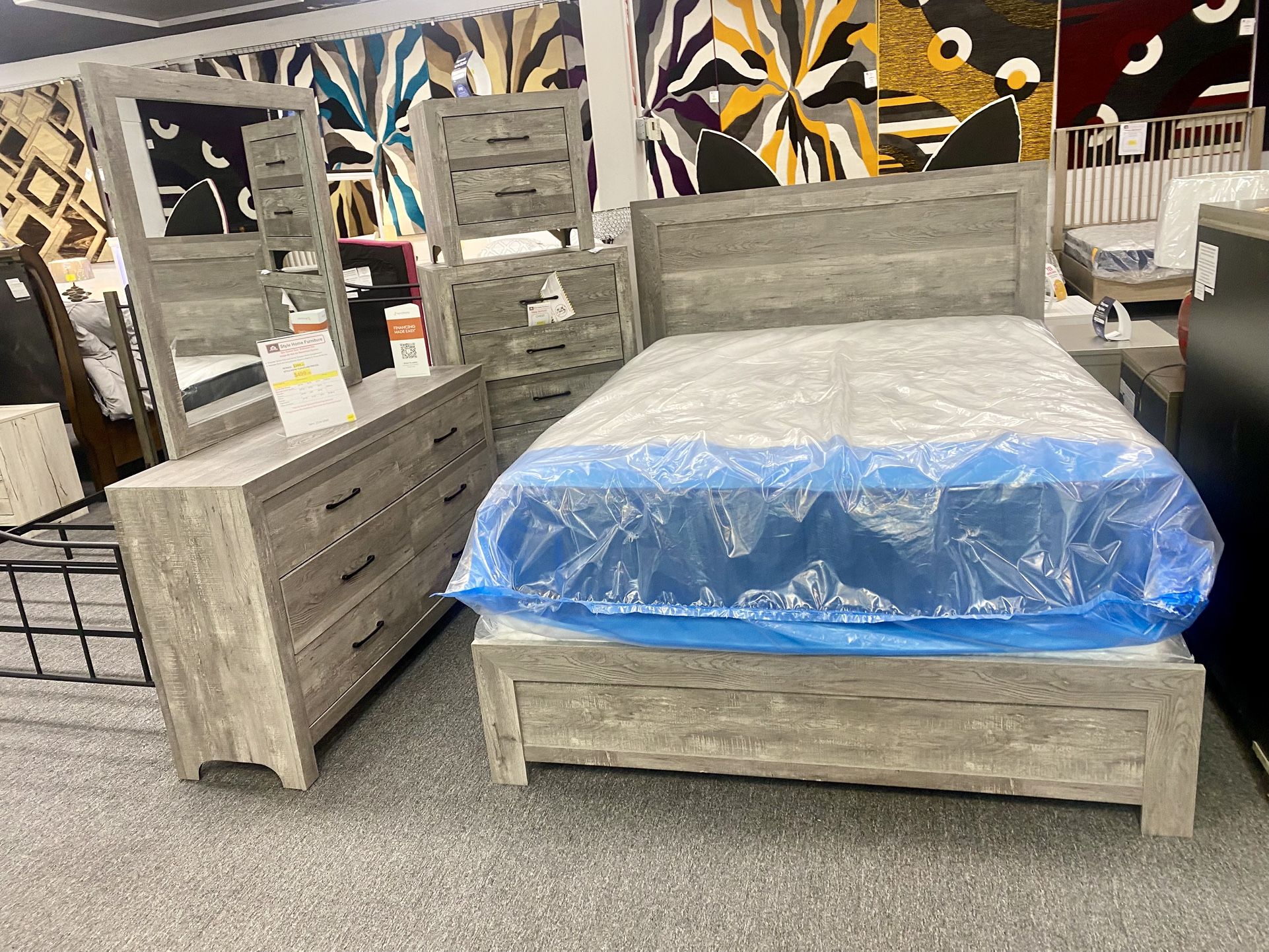 4pc Quee Size Bedframe Set $499