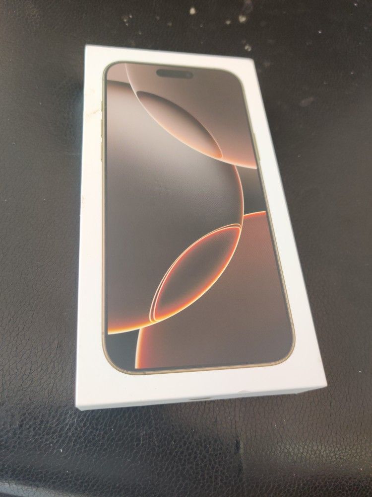 iPhone 16 Pro Max Brand New Sealed 256GB Att Carrier Lock Selling For $900  Is A  