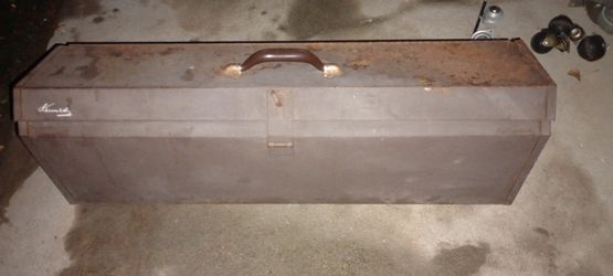 Vintage K-32 Kennedy Long Tombstone Style Toolbox Nicedfffzz