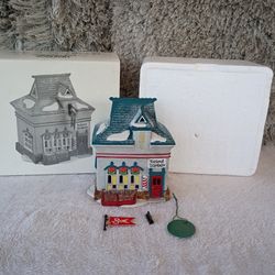 Dept. 56 Rare Retired North Pole Beard Barber Shop Pre-Owned