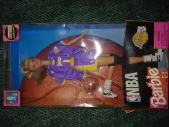 Laker Barbie Doll.