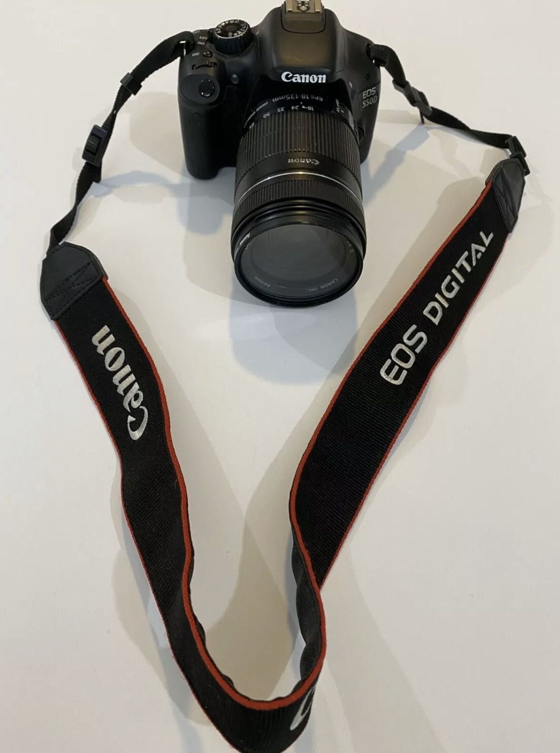 Used CANON EOS 550D (Rebel T2i) Digital SLR Camera with EF-S 18-135mm f/3.5-5.6