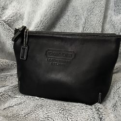 Coach Leather Cosmetic Case/ Toiletry Bag! 