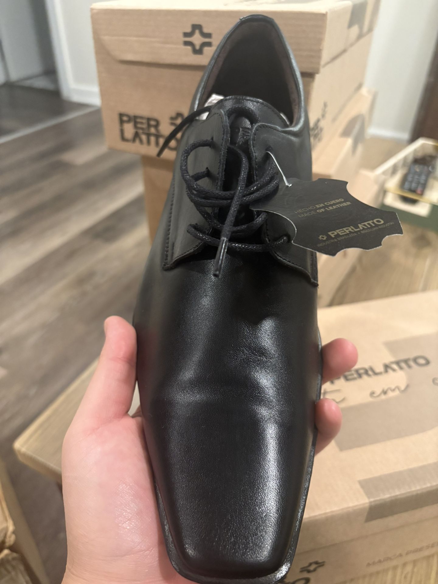 Black Leather Dress Shoes