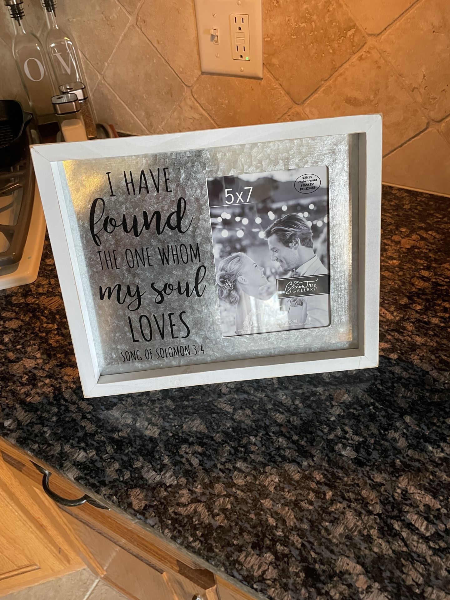 Brand New Wedding Picture Frame White