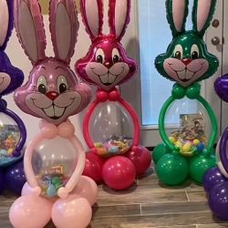 Easter Hello Kitty/Pokemon Stuffed Balloons / Baskets