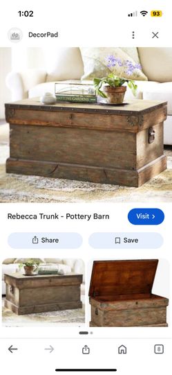 Crate And Barrel Rebecca Trunk