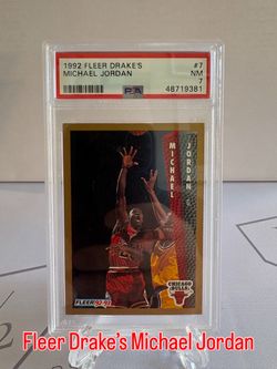 1992-93 Fleer Drake's - Michael Jordan #7 💥PSA 7💥