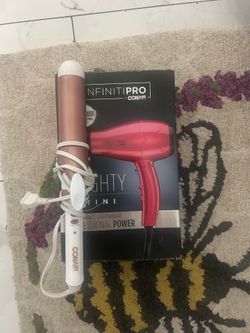 Hair dryer and curling iron
