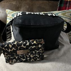 Pink Lunch Bag And Wallet 