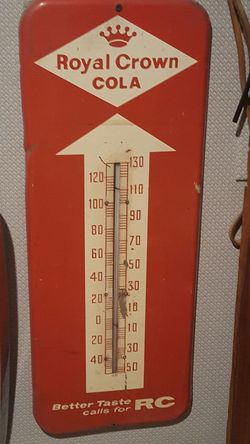 Royal crown cola thermometer