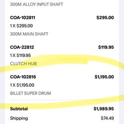 4L80e Billet Super Drum for BIG HP