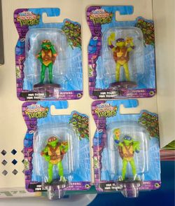 TMNT Tales of the Teenage Mutant Ninja Turtles Mini Figures Set of 4