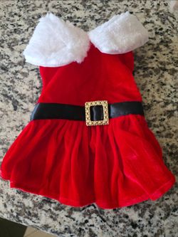 Santa Dog Dress Pet Christmas Costume