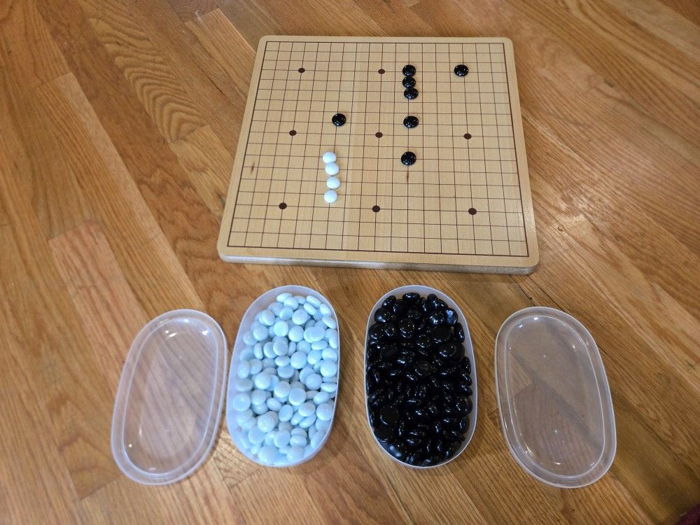 Go Set With 14" Wooden Board