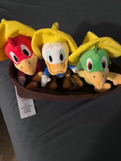 NWT!! Disney Parks EPCOT Mexico Three Caballeros Donald Grand Fiesta Ride Plush