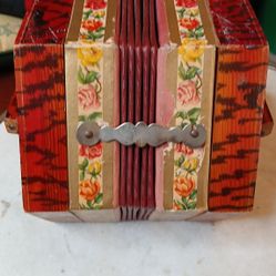 Vintage Concertina Accordion 