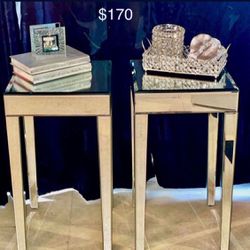 Mirror End Tables 2