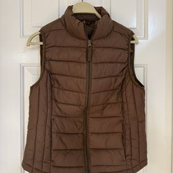 Ladies Large Brown Vest Size Large