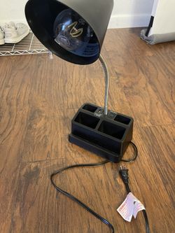 Table Lamp With Organizer