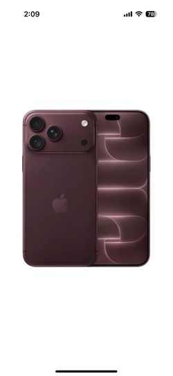 iPhone 18 pro max unlocked burgandy color 512 gb brand new