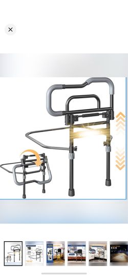 New Open Box Noerishia Portable Foldable Bed Rails for Elderly Adults Safety