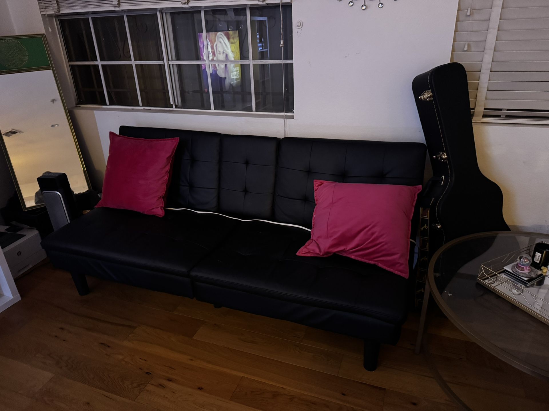 Leather couch