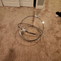 38 Inch Glass Coffee Table