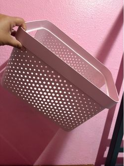 Homegoods pink basket